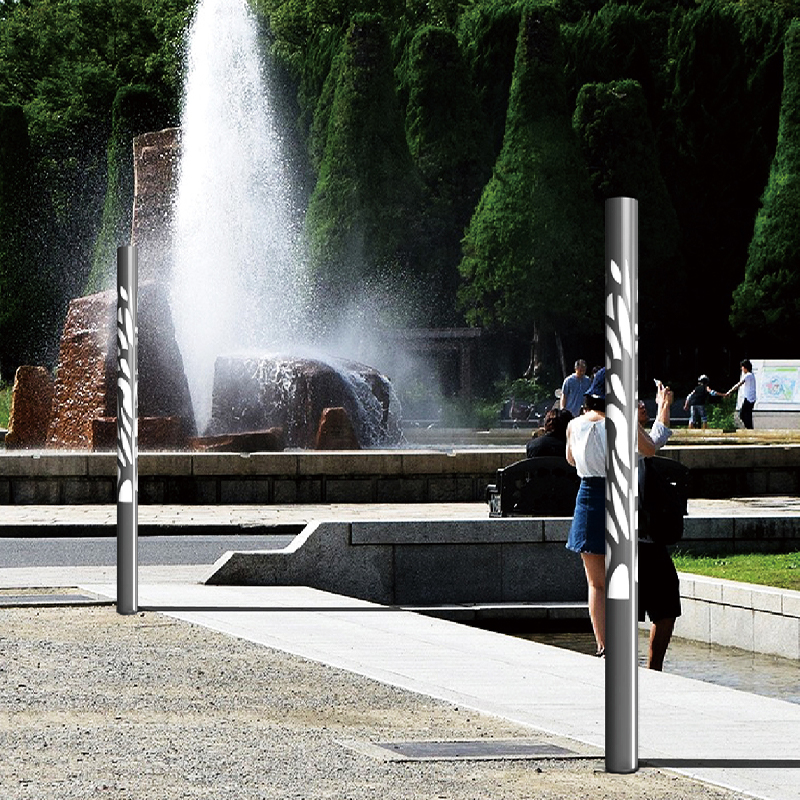 Columna de luz de aluminio para exteriores de KENT