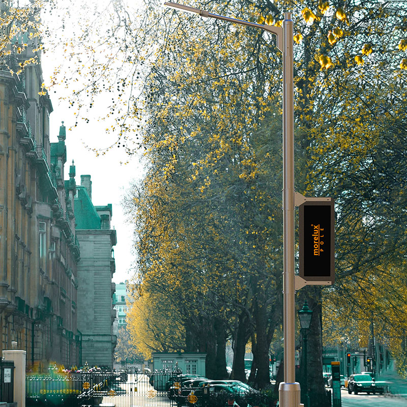 Poste de luz inteligente Cty de aleación de aluminio