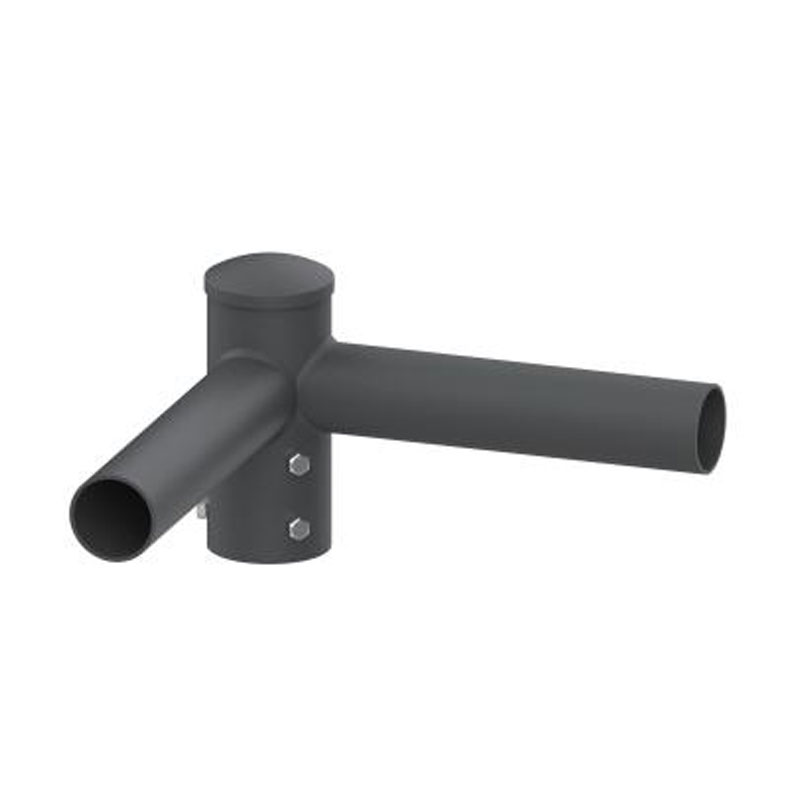 Adaptador de espiga de poste de luz externo horizontal redondo de 4