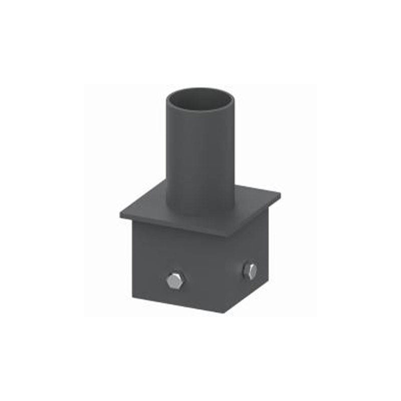 Accesorio de poste de luz de espiga vertical cuadrada de 4