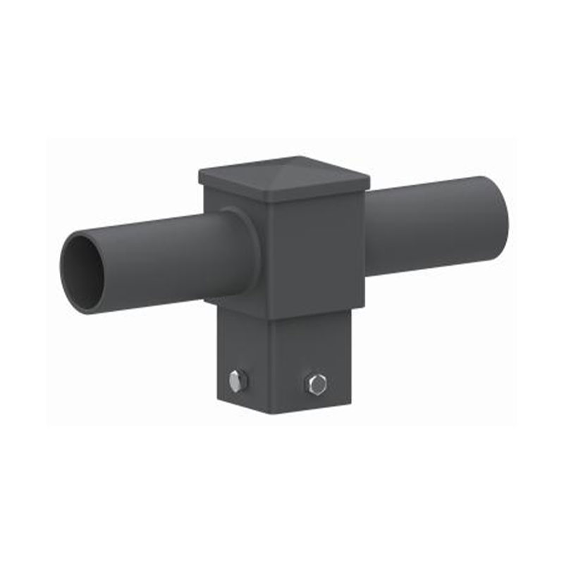 Accesorio de poste de luz de espiga horizontal cuadrada de 4