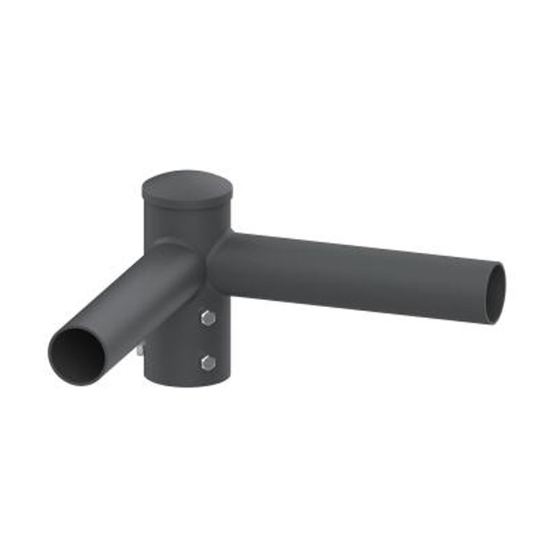 Adaptador de espiga de poste de luz externo horizontal redondo de 5