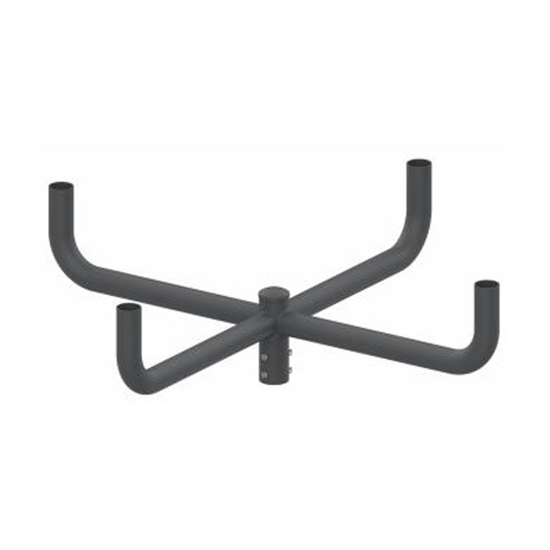 Adaptador de espiga para poste de luz externo vertical redondo de 5