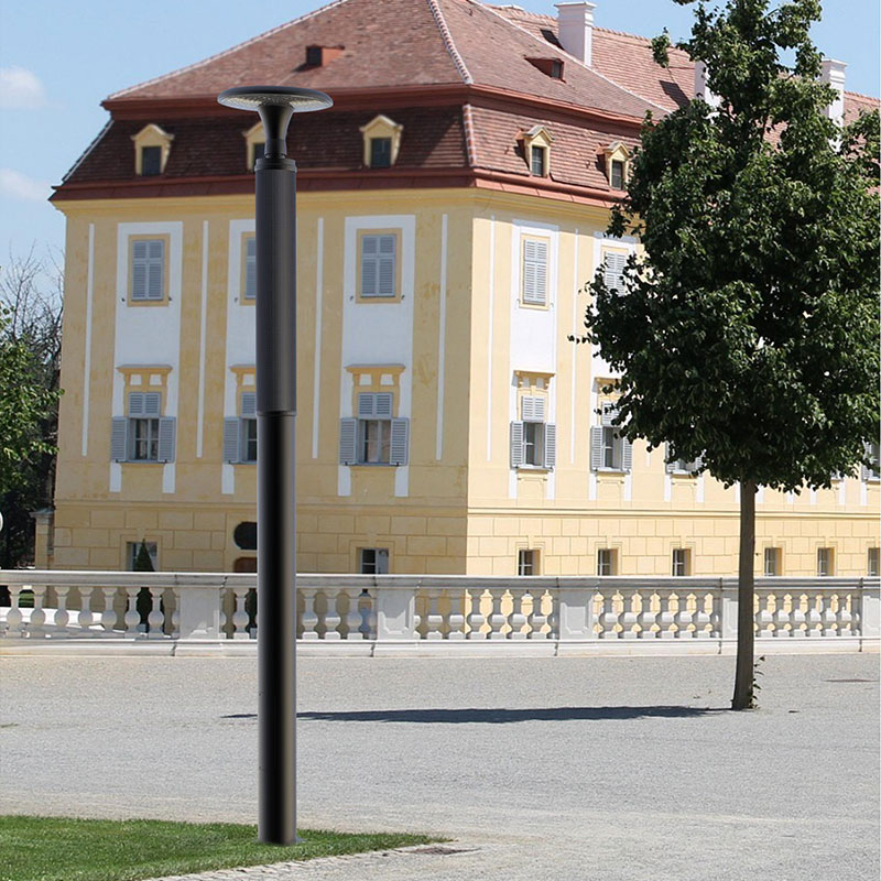 Poste de luz solar de aluminio HJT flexible PAFOS