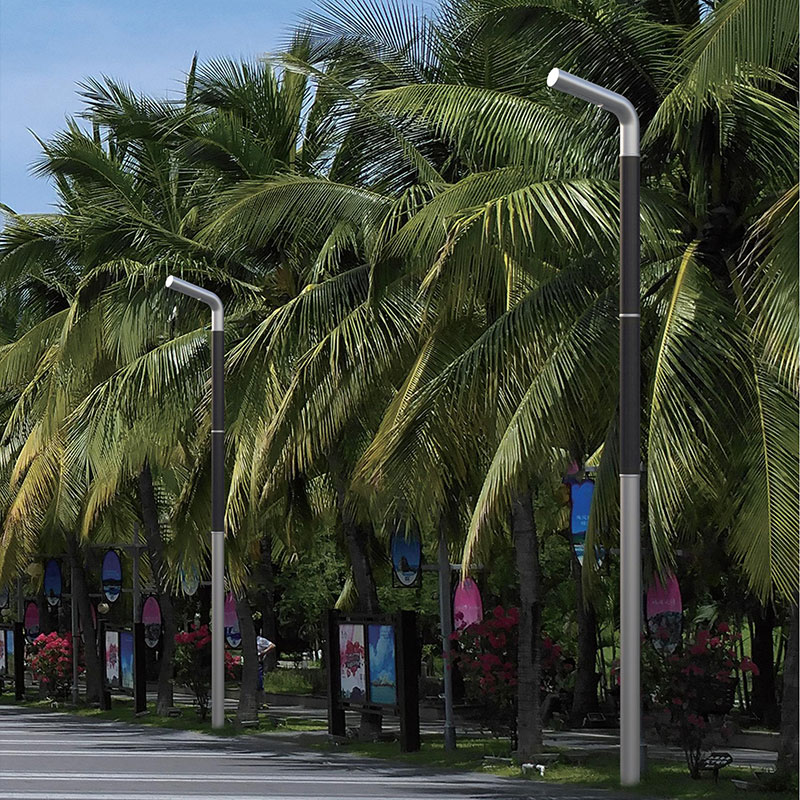 Poste de luz solar HJT flexible recubierto de LIENZ